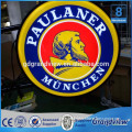 Acrylic outdoor advertising led light box for beer promotion